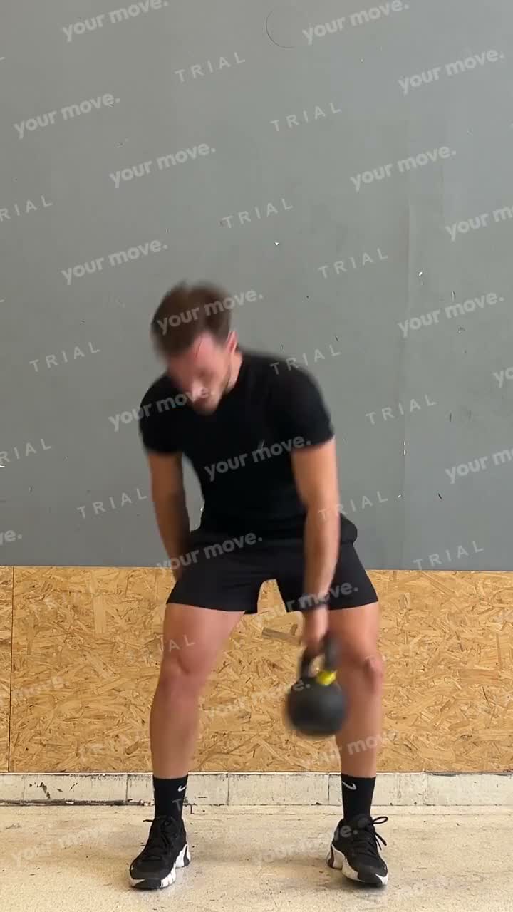 Kettlebell Figure-8 kettlebell exercise demonstration