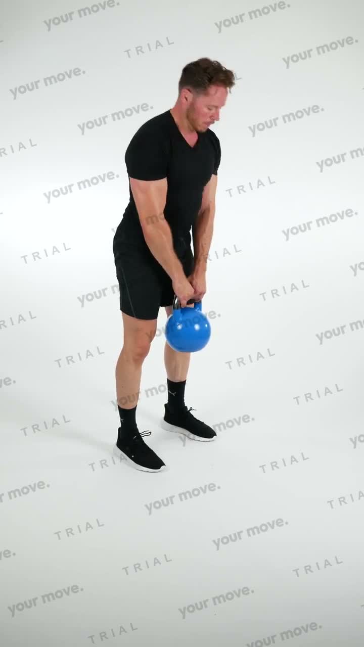 Kettlebell Deadlift kettlebell exercise demonstration