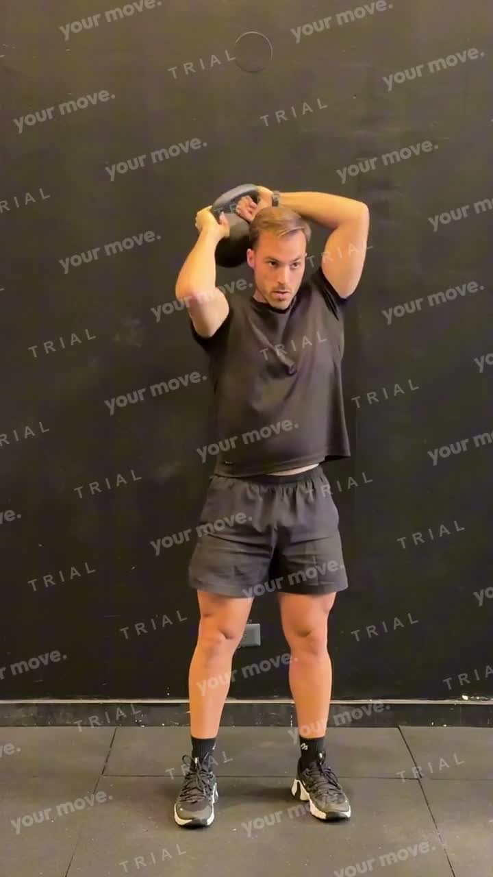 Kettlebell Halo kettlebell exercise demonstration