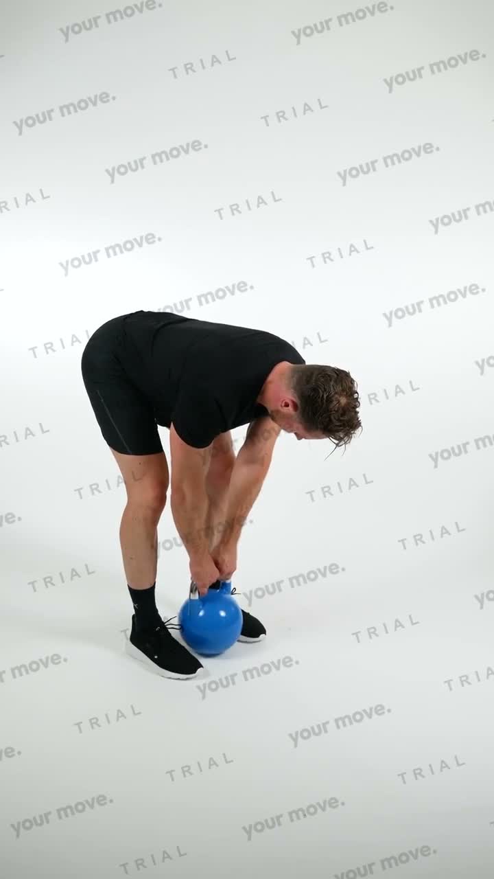 Kettlebell Romanian Deadlift kettlebell exercise demonstration