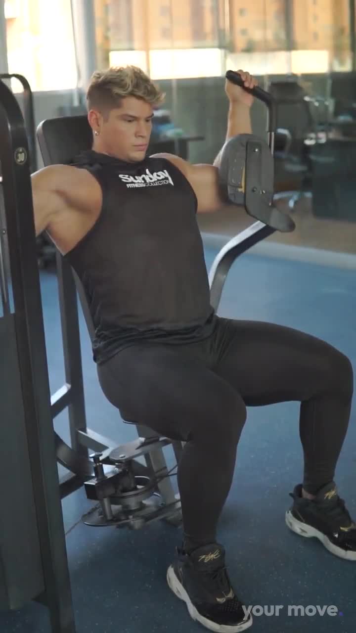 Pec Deck Fly exercise demonstration video