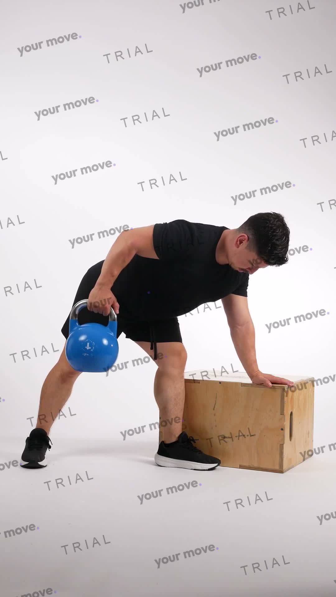 Kettlebell Row kettlebell exercise demonstration