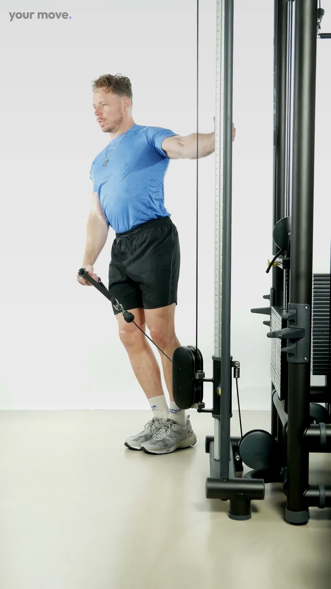 Cable Lateral Raise exercise demonstration video