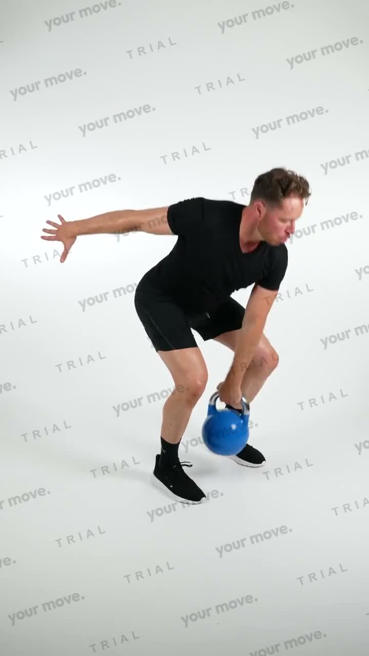Kettlebell Clean kettlebell exercise demonstration