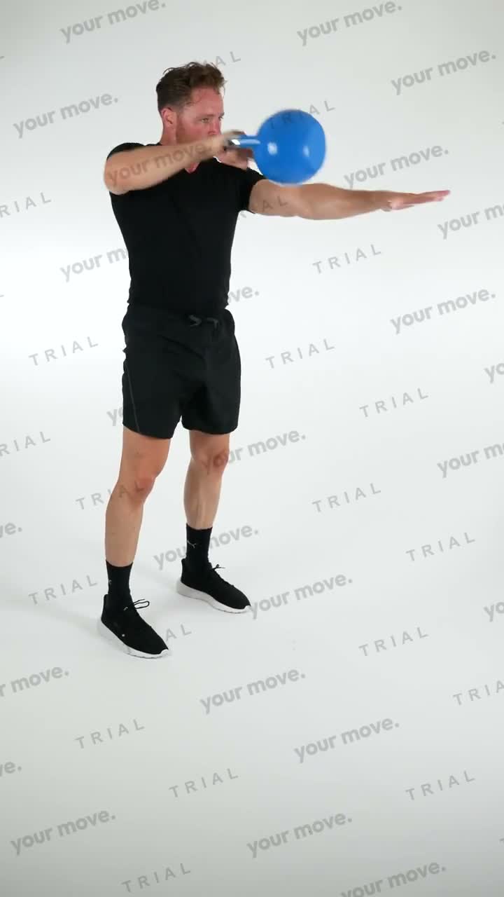 Kettlebell High Pull kettlebell exercise demonstration