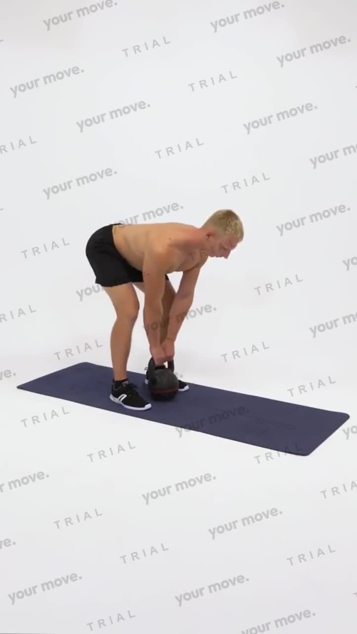 Kettlebell Deadlift kettlebell exercise demonstration