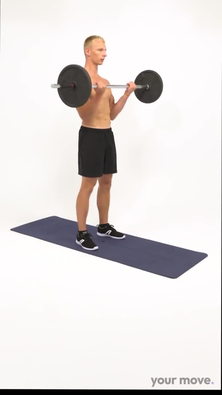 Barbell Curls exercise demonstration video