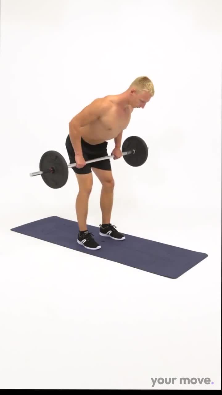 Barbell Rows exercise demonstration video