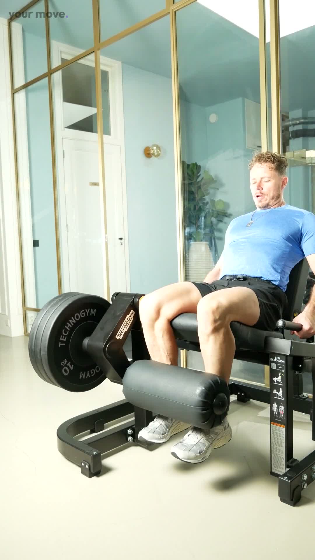 Leg Extension exercise demonstration video