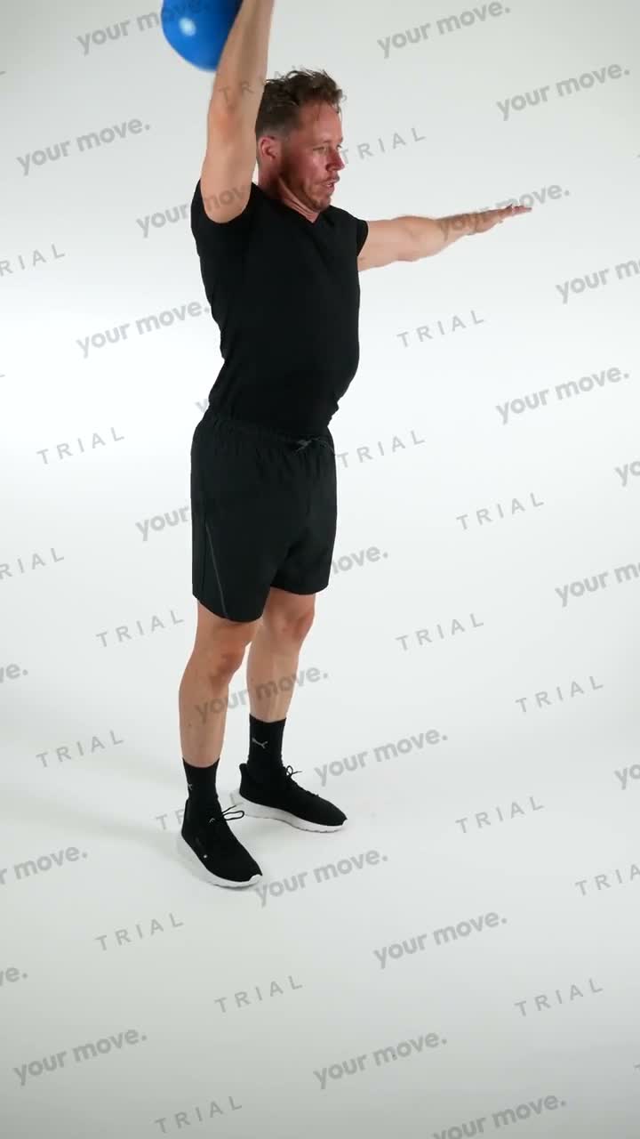 Kettlebell Push Press kettlebell exercise demonstration