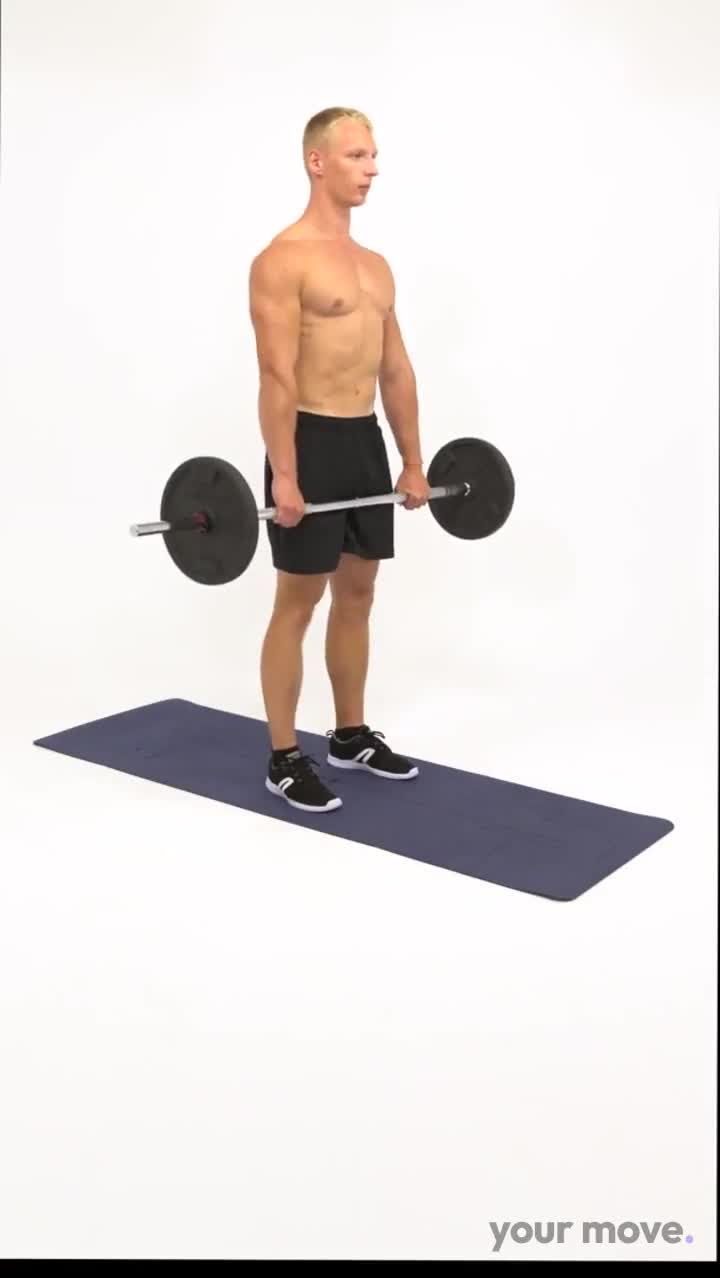 Romanian Deadlift exercise demonstration video