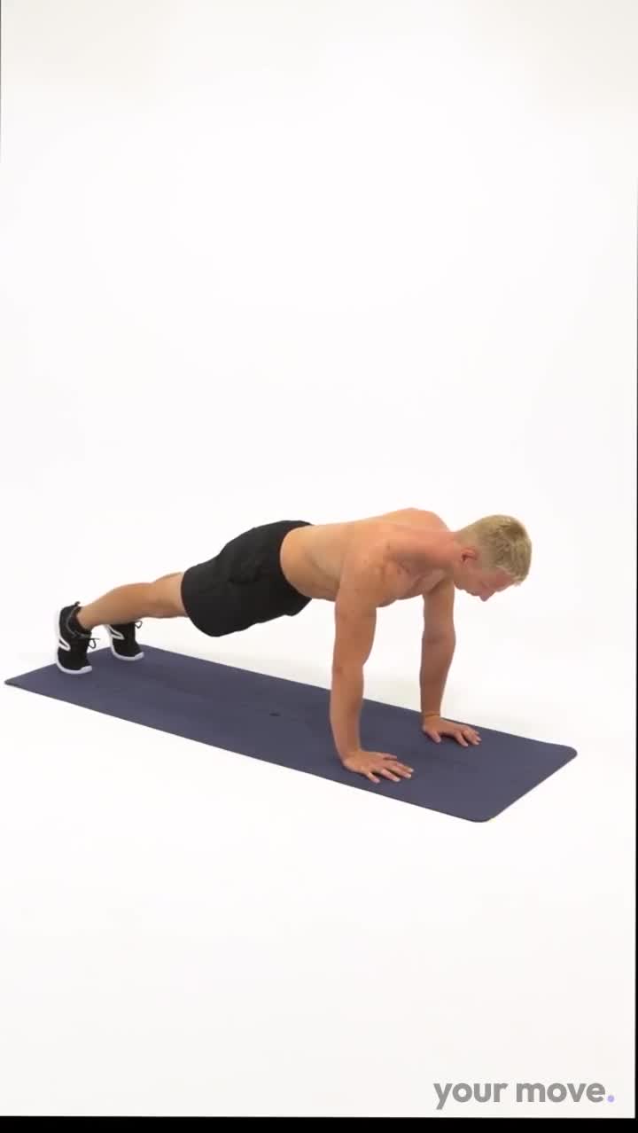 Plank exercise demonstration video