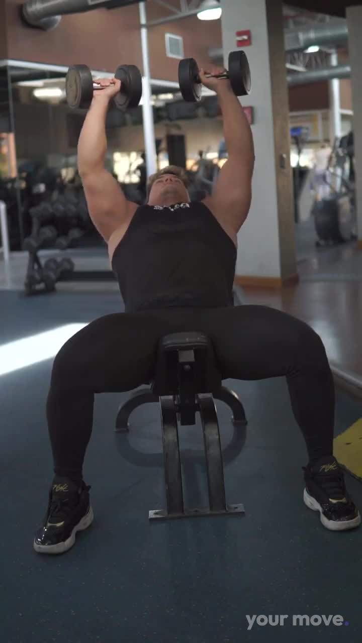 Incline Dumbbell Press exercise demonstration video