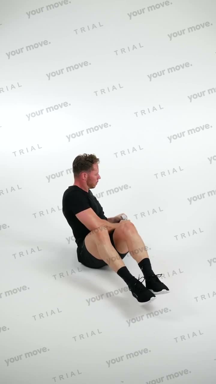 Kettlebell Russian Twist kettlebell exercise demonstration
