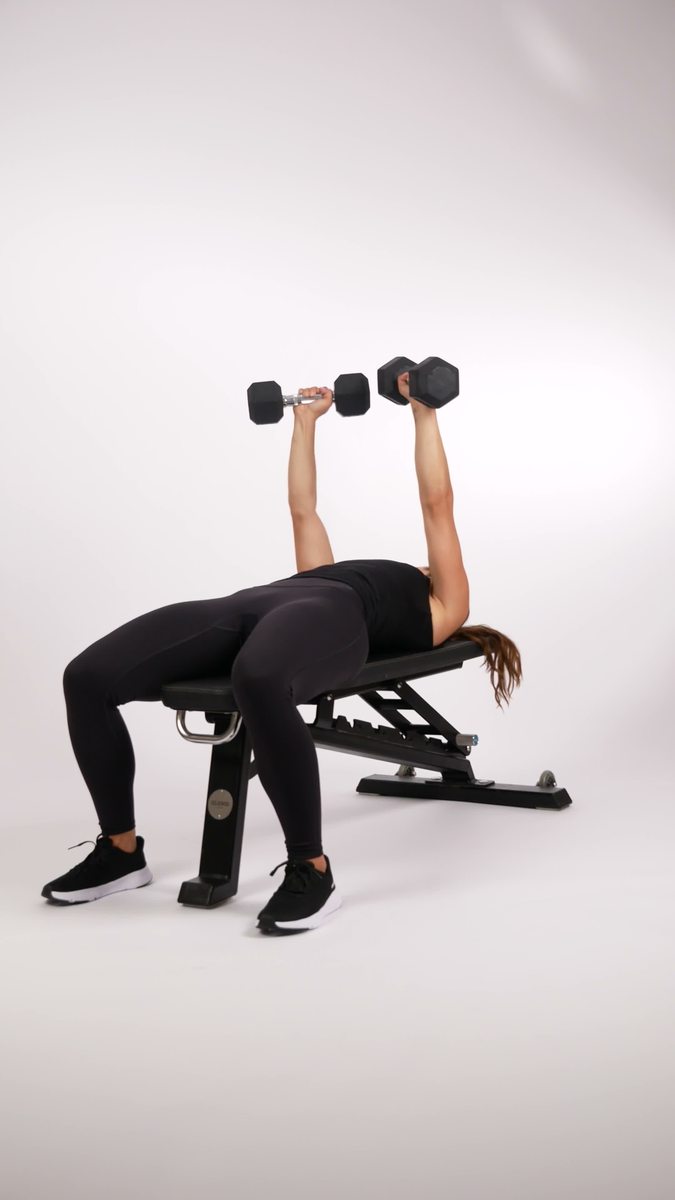 Alternating Dumbbell Bench Press