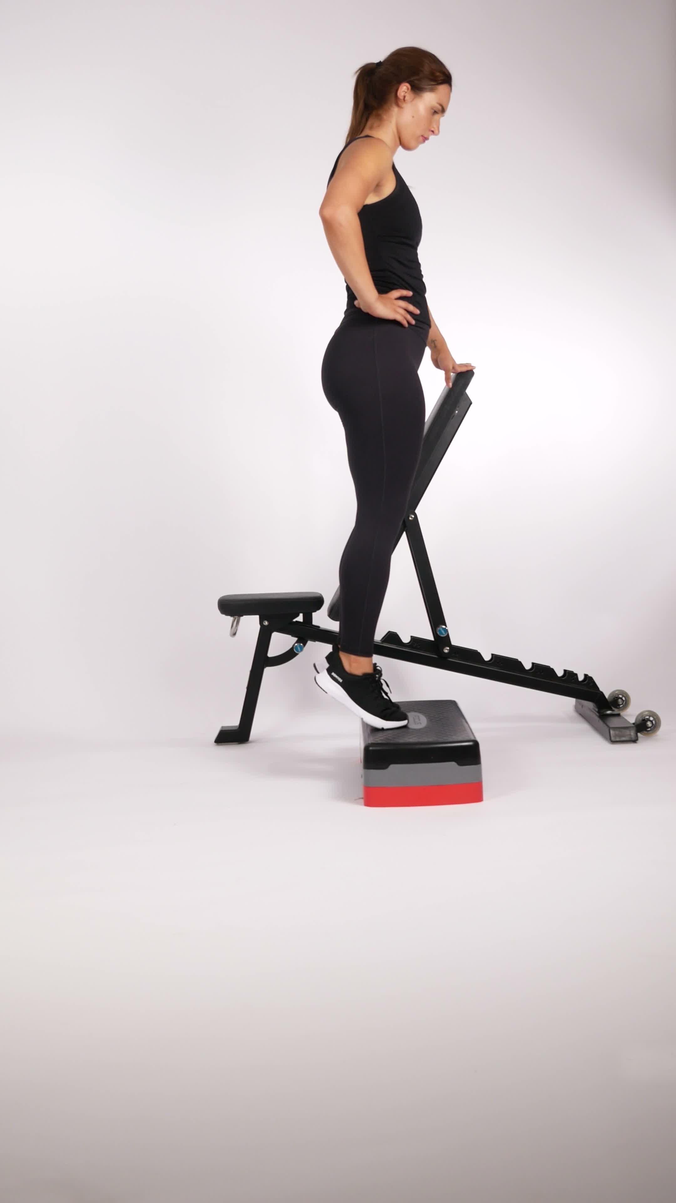 Calf Raises exercise stock photo, calves
