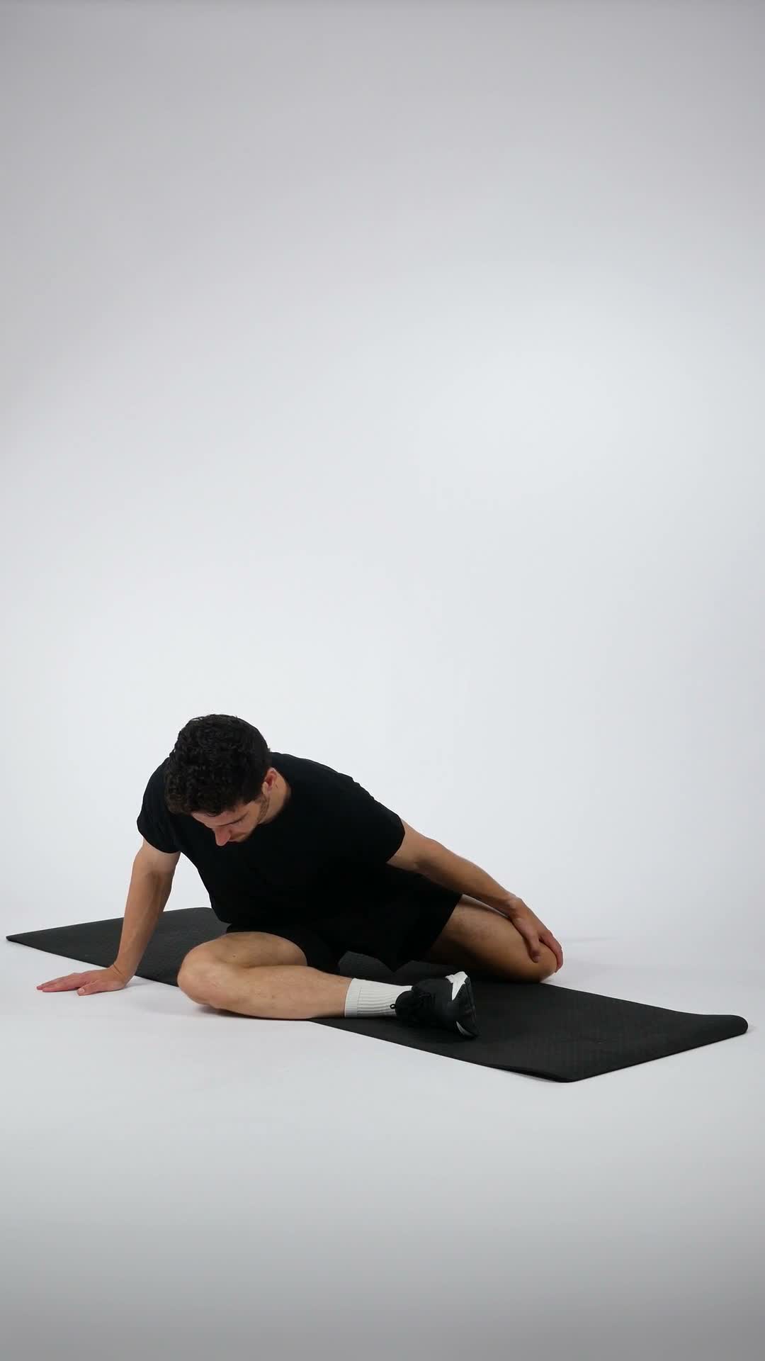 90-90 Forward Fold exercise demonstration