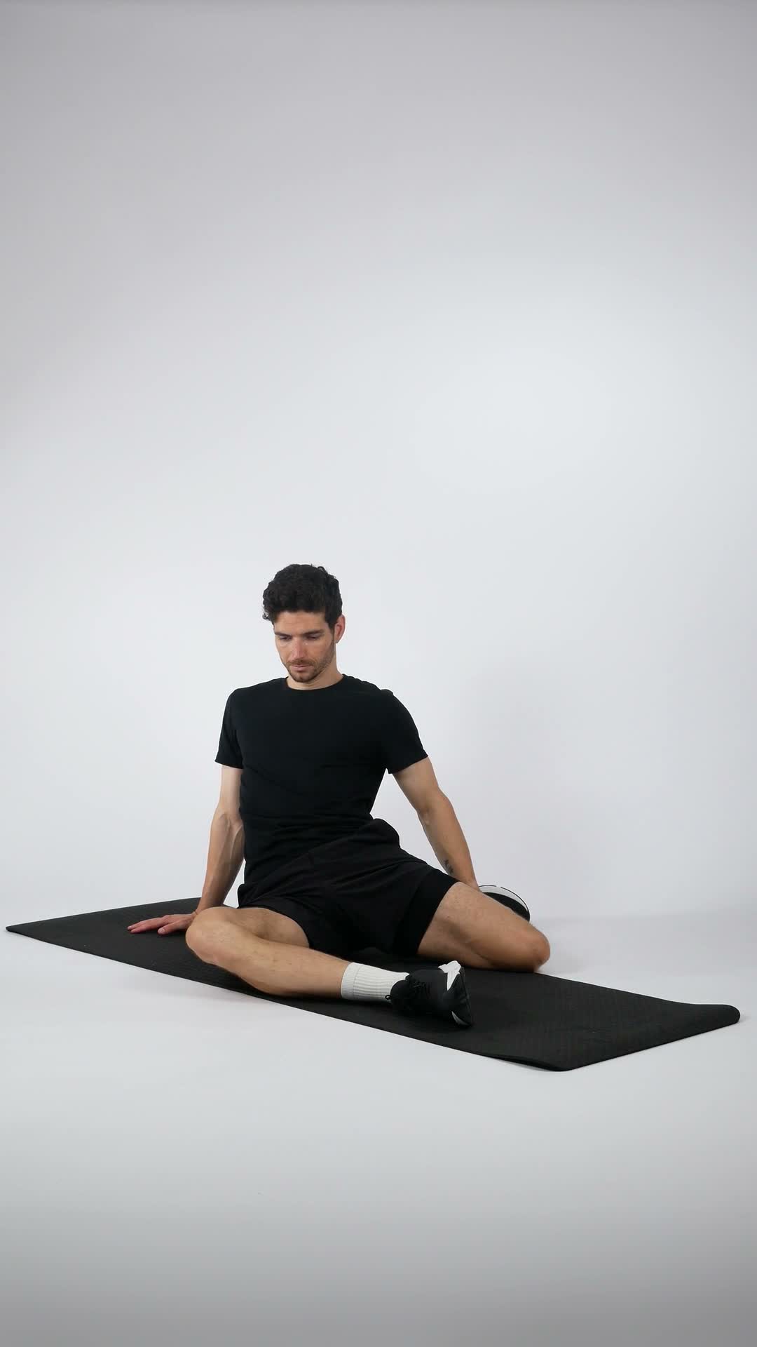 90-90 Lean Back exercise demonstration